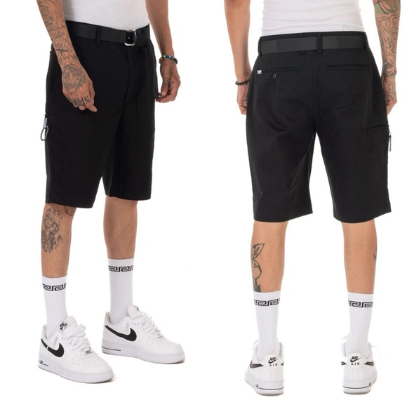 ProClub Black Men Chino Shorts sz 36 - Picture 1 of 5